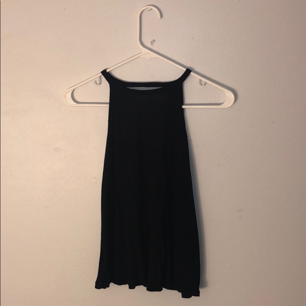 Black tank top
